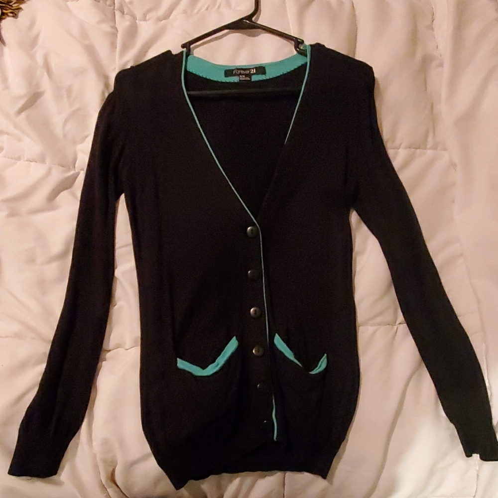Mint Green Lined Cardigan
